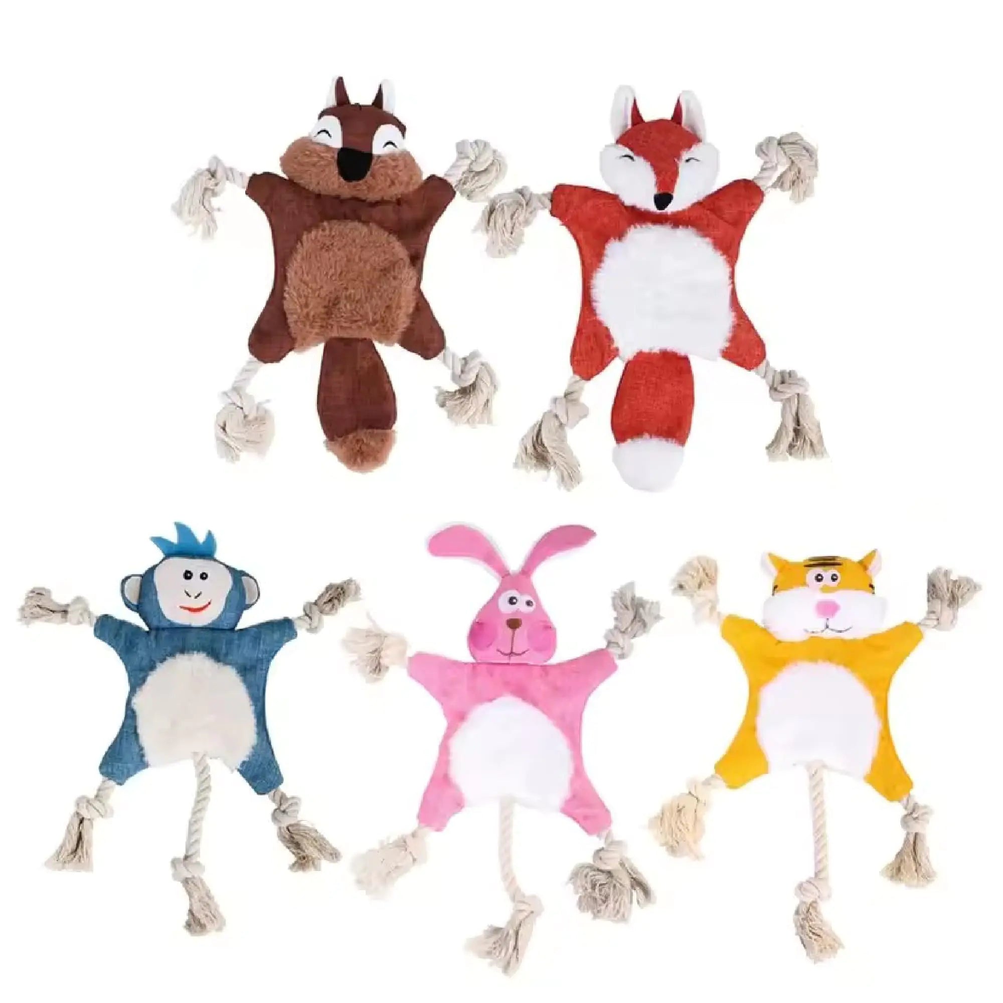 Puppy Playtime Fun Pack - Squeaky Pet Toy Variety Set (Pack of 5) - My Store